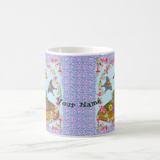 Blume Hat Nest Kaffeetasse (Mittel)