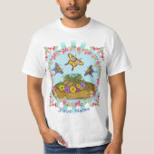Blume Hat Nest T - Shirt (Vorderseite)