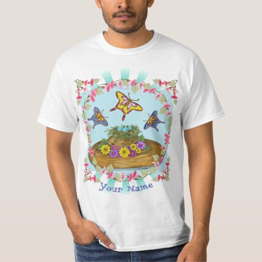 Blume Hat Nest T - Shirt (Vorderseite)