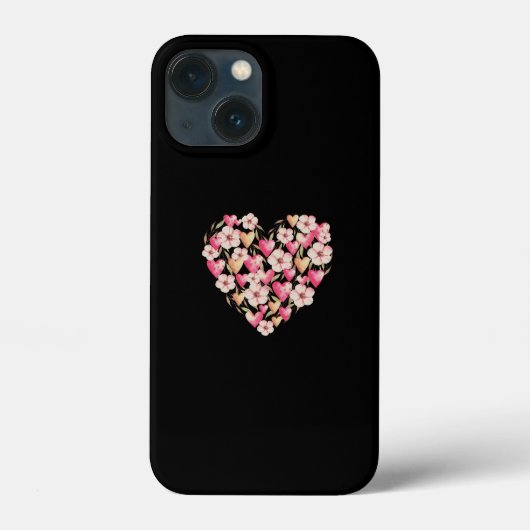 Blume Heart iPhone Case (Rückseite)