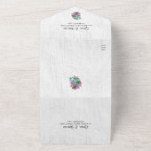 Blume Heart Mexican Wedding All In One Einladung (Außenbereich)