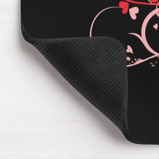 Blume Hearts Mousepad (Ecke)