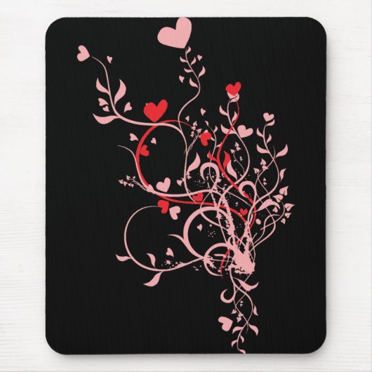 Blume Hearts Mousepad (Vorne)