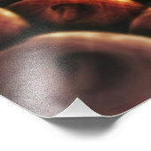 Blume Heilung Mandala OM Fotodruck (Ecke)