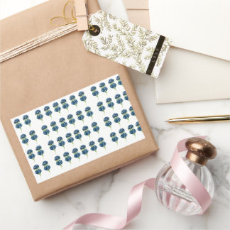 Blume-Hemd, Boho-Wildblumen Rechteckiger Aufkleber