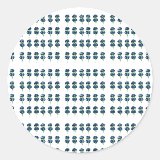 Blume-Hemd, Boho-Wildblumen Runder Aufkleber (Vorderseite)