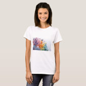 Blume-Hemd T-Shirt (Vorne ganz)