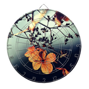 Blume Herbst Dartscheibe