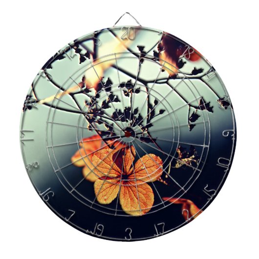 Blume Herbst Dartscheibe (vorne)
