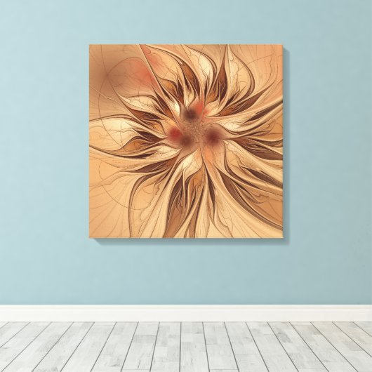 Blume Herbst Leinwanddruck (Insitu (Holzboden))