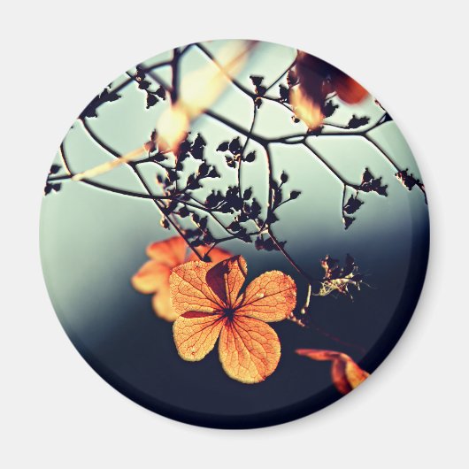 Blume Herbst Magnet (Vorne)