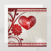 Blume Herz (Vorne/Hinten)