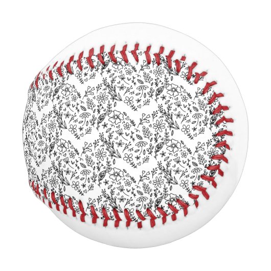 Blume Herz Baseball, Blume, Wildblumen botanisch Baseball (Vorne Rechts)
