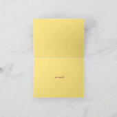 Blume Herz Bouquet Kunst danke Karte (Innenseite)