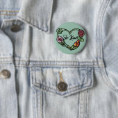 Blume Herz Button (Beispiel)