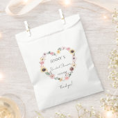 Blume-Herz-Hochzeit-Brautparty Geschenktütchen (Ausgeschnitten)