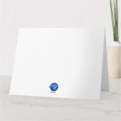 Blume Herz Karte (Rückseite)