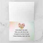 Blume Herz Karte (Innenseite)