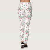 Blume/Herz - Leggings (Rückseite)