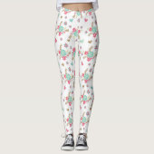 Blume/Herz - Leggings (Vorderseite)