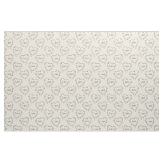 Blume Herz Liebe Stoff (Yard (91,4 cm))