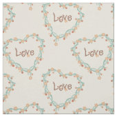 Blume Herz Liebe Stoff (Muster)