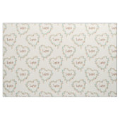 Blume Herz Liebe Stoff (Fat Quarter (45,7 x 55,9 cm))