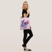 Blume Herz Liebe Tasche (Am Model)