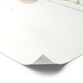 Blume Herz Modernes Art Poster (Ecke)