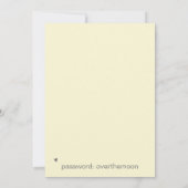 *~* Blume Herzstück AR6 QR WEDD SPEICHERN Einladung (Rückseite)