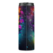 Blume HerzValentinstag Thermosbecher (Rückseite)