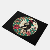 Blume Hexe Fußmatte (Schrägansicht)