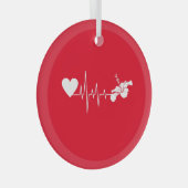 BLUME - HIBISKUS PFLANZE ORNAMENT AUS GLAS (Vorderseite Rechts)