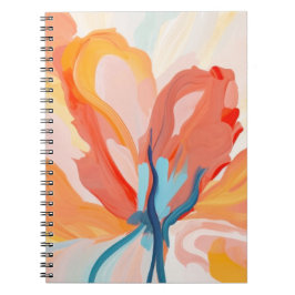 Blume Hintergrund abstrakte Malerei Notizblock