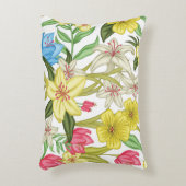 Blume Hintergrund Akzent Pillow Dekokissen (Vorderseite(Vertikal))