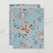 Blume hinzufügen - Postkarte / UAWG / Einladungen (Vorne/Hinten)