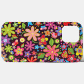 Blume Hippie iPhone | 60er Hippie iPhone Case-Mate Hülle (Rückseite (Horizontal))