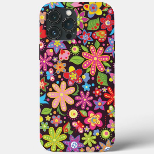 Blume Hippie iPhone | 60er Hippie iPhone Case-Mate Hülle (Rückseite)