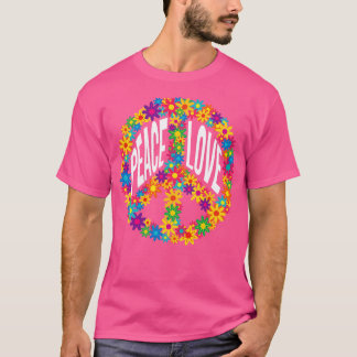 Blume Hippie Peace Sign T-Shirt