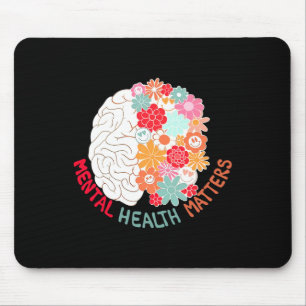 Blume Hirn Selbstmordgedanken und Prävention Mousepad