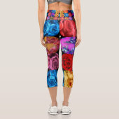 Blume Hochwaisted Capris (Rückseite)