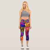 Blume Hochwaisted Capris (Vorderseite)