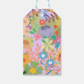 Blume Hochzeit Geschenkanhänger (Rückseite)