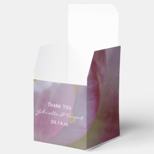 Blume Hochzeit in Rosa und Weiß Geschenkschachtel (Geöffnet)