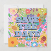 Blume Hochzeit Save The Date (Vorderseite)