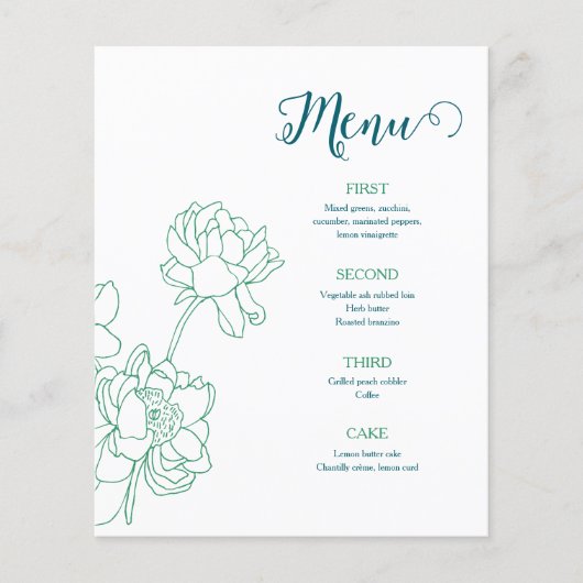 Blume Hochzeit von Roten  (Vorderseite)