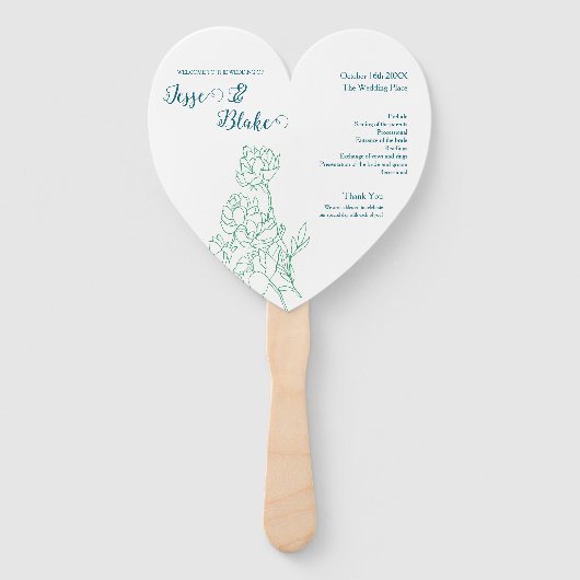 Blume Hochzeit von Roten Fächer (Vorderseite)