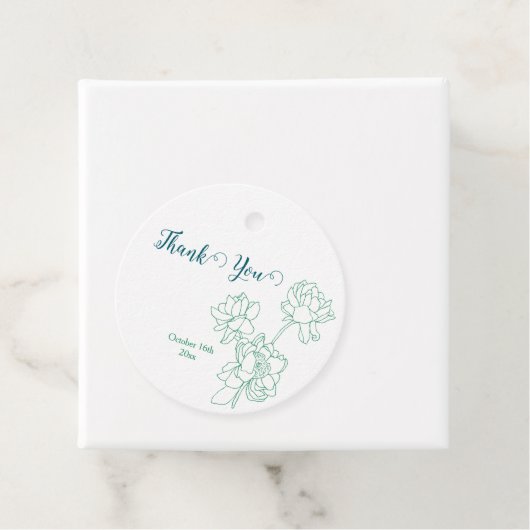 Blume Hochzeit von Roten Geschenkanhänger (Beispiel)