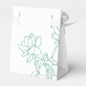 Blume Hochzeit von Roten  Geschenkschachtel (Rückseite)