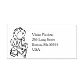 Blume Hochzeit von Roten Permastempel (Design)